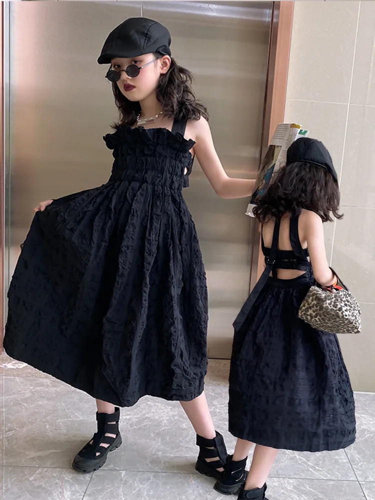 Girls Backless Dress Baby Teen Girl Fashion Black Party Retro Maxi Dress size 5 6 8 10 12 years
Girls Backless Dress Baby Teen Girl Fashion Black Party Retro Maxi Dress size 5 6 8 10 12 years