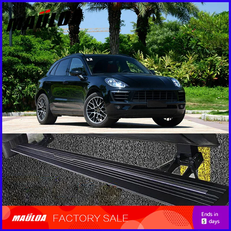 Car Accessories High quality aluminium alloy Automatic scaling Electric pedal side step running board for Macan 2014 +
Car Accessories High quality aluminium alloy Automatic scaling Electric pedal side step running board for Macan 2014 +
