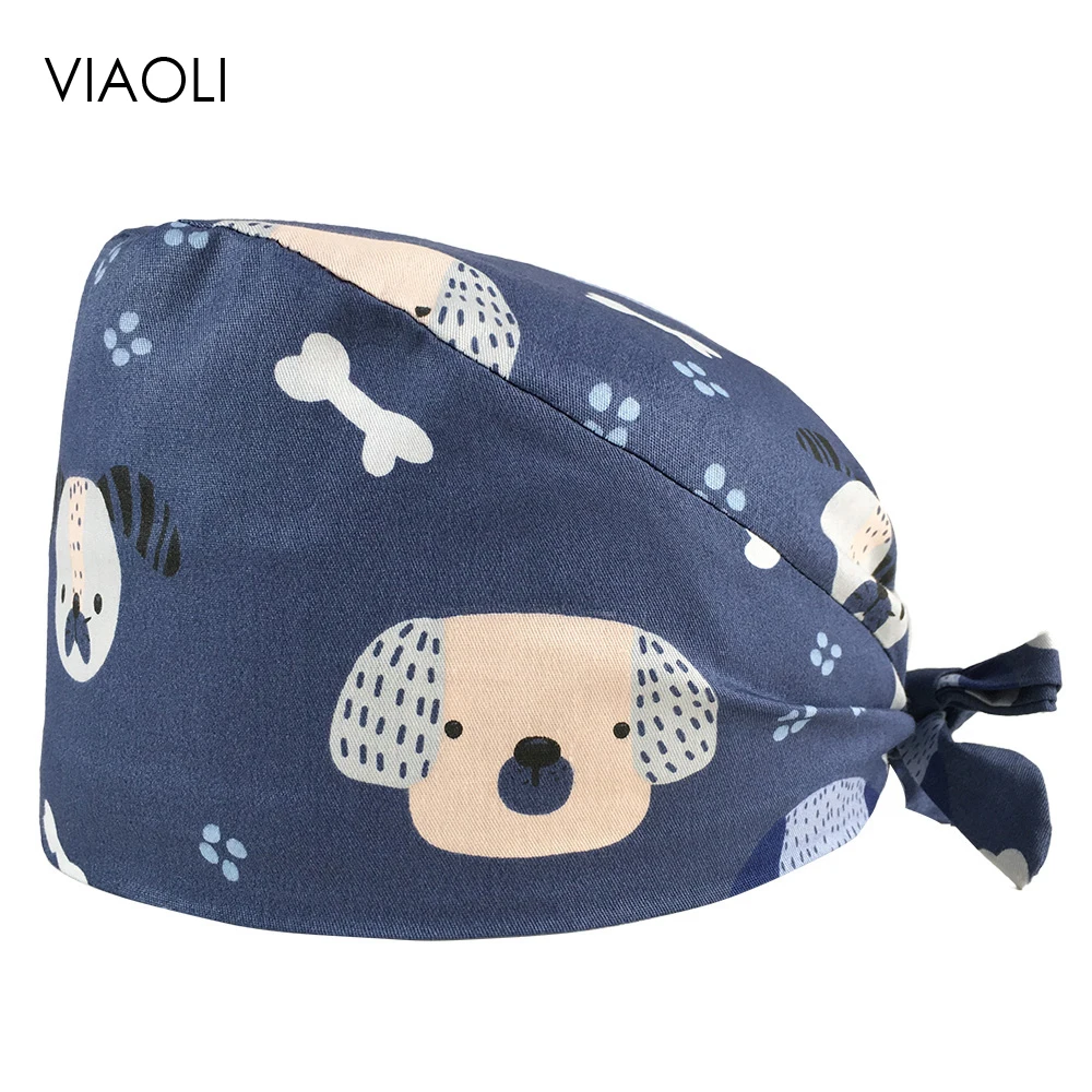 VIAOLI-эластичная Хвостовая Кепка с милым мультяшным принтом собачьи кости Скраб Кепка косметичка массажист работник здоровья работа Пыленеп...
VIAOLI-эластичная Хвостовая Кепка с милым мультяшным принтом собачьи кости Скраб Кепка косметичка массажист работник здоровья работа Пыленеп...
