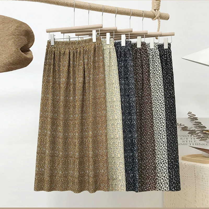 Vintage Floral Print Pleated Velvet A-line Skirts Women Casual High Waist Mid-Length Skirts Korean Style Skirt Lined Mujer
Vintage Floral Print Pleated Velvet A-line Skirts Women Casual High Waist Mid-Length Skirts Korean Style Skirt Lined Mujer