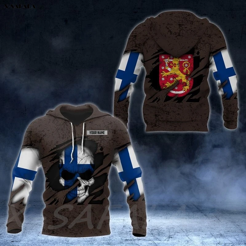 FINLAND Skull FLAG MAP Country 3D Printed Man Female Zipper Zip Up ZIPPED HOODIE Pullover Sweatshirt Hooded Jersey Tracksuits
FINLAND Skull FLAG MAP Country 3D Printed Man Female Zipper Zip Up ZIPPED HOODIE Pullover Sweatshirt Hooded Jersey Tracksuits