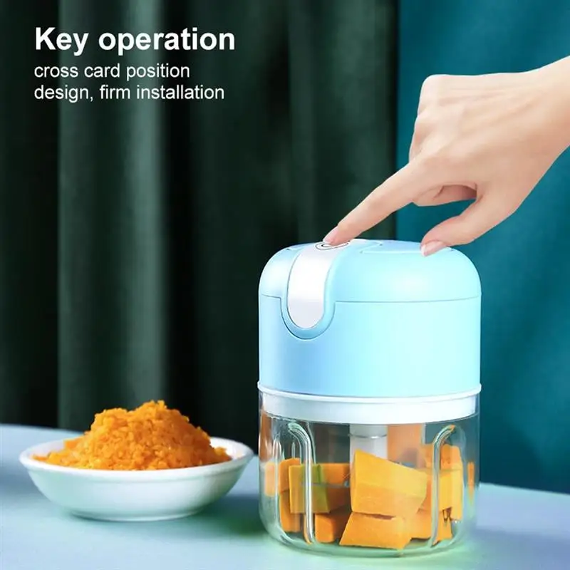 Мини-измельчитель для чеснока, 250 мл, USB-зарядка
Мини-измельчитель для чеснока, 250 мл, USB-зарядка