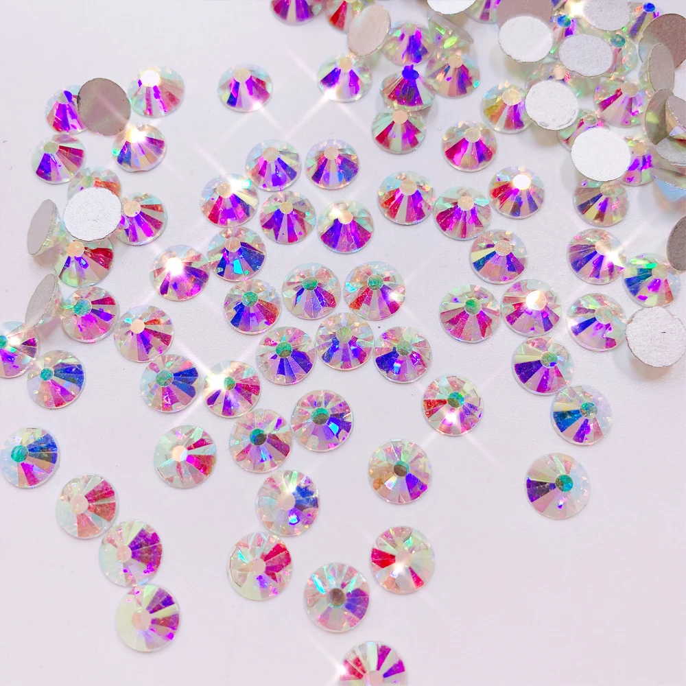 1000pcs Mixed Sizes ss4-ss30 Round Flatback Rhinestone Color AB Glass Non Hotfix Crystal Nail Art Design DIY Tips
1000pcs Mixed Sizes ss4-ss30 Round Flatback Rhinestone Color AB Glass Non Hotfix Crystal Nail Art Design DIY Tips