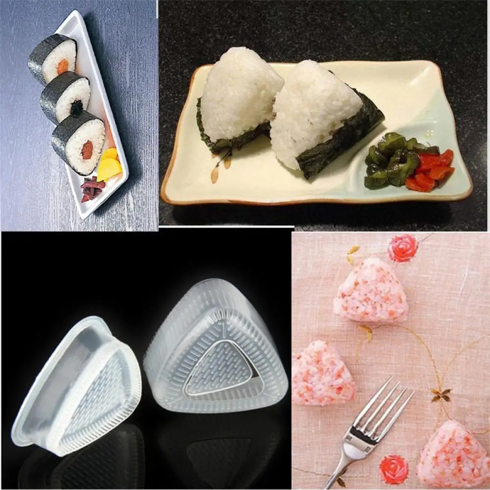 2pcs/set Diy Triangle Form Sushi Mold Onigiri Rice Ball Bento Press Maker Mold Kitchen Accessories Convenient
2pcs/set Diy Triangle Form Sushi Mold Onigiri Rice Ball Bento Press Maker Mold Kitchen Accessories Convenient