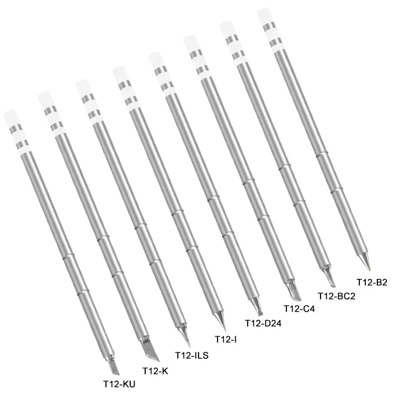 SEQURE T12 Soldering Iron Tip T12-B2/T12-BC2/T12-C4/T12-D24/T12-I/T12-ILS/T12-K/T12-KU
SEQURE T12 Soldering Iron Tip T12-B2/T12-BC2/T12-C4/T12-D24/T12-I/T12-ILS/T12-K/T12-KU