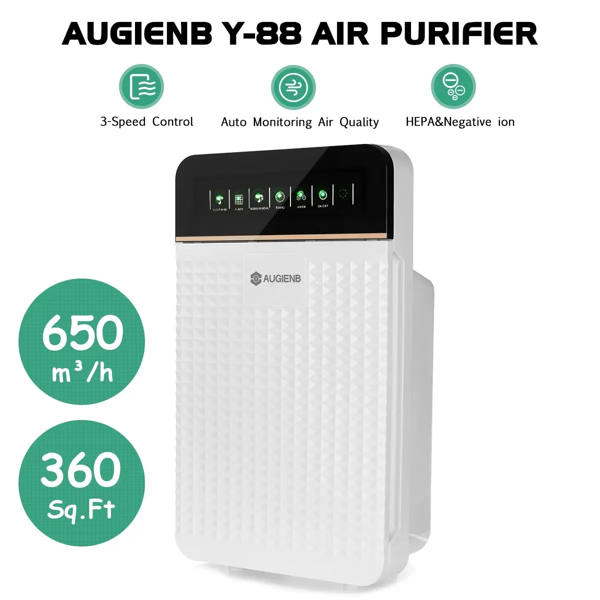 Air Purifier HEPA Filter Negative Ion Air Cleaner Remove Formaldehyde PM2.5 Smoke Dust Automatic Monitors Remote Control 220V EU
Air Purifier HEPA Filter Negative Ion Air Cleaner Remove Formaldehyde PM2.5 Smoke Dust Automatic Monitors Remote Control 220V EU