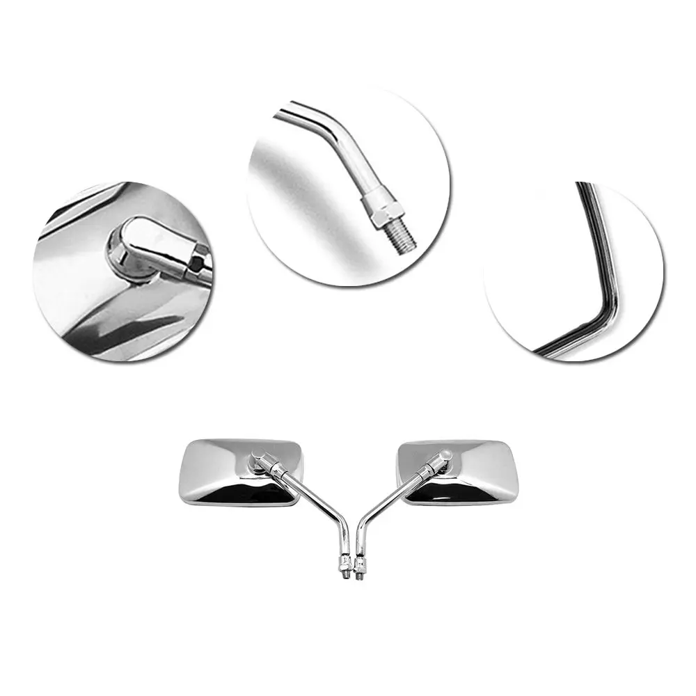 2Pcs/Pair 142*91mm Silver Plastic Shell Motorcycle Mirror Scooter Rearview Mirrors Electric Vehicles Back Side Convex Mirror
2Pcs/Pair 142*91mm Silver Plastic Shell Motorcycle Mirror Scooter Rearview Mirrors Electric Vehicles Back Side Convex Mirror