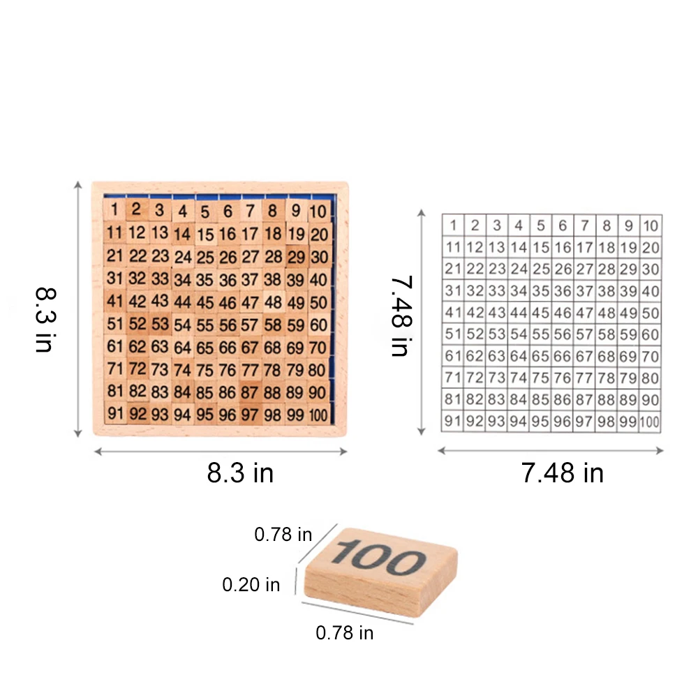 Montessori children's wooden toys 1-100 digital board puzzle learning cognitive games children's early education toys
Montessori children's wooden toys 1-100 digital board puzzle learning cognitive games children's early education toys