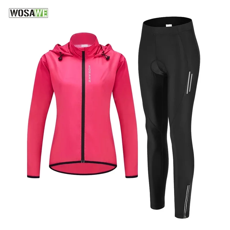 WOSAWE Women's Riding Hooded Windbreaker Lightweight Windproof Top Running Sports Quick-drying Cycling Jersey
WOSAWE Women's Riding Hooded Windbreaker Lightweight Windproof Top Running Sports Quick-drying Cycling Jersey