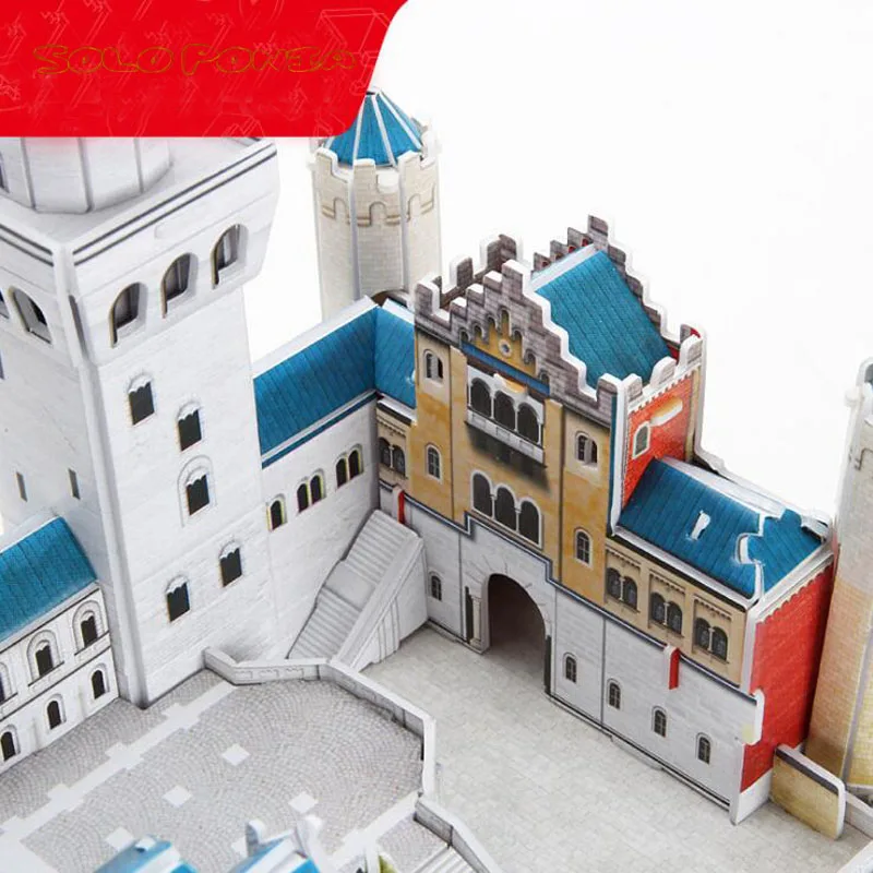 44 cm Building Model 3D three-dimensional Paper Puzzle Children Educational DIY Assembled Children gift neuschwanstein castle 
44 cm Building Model 3D three-dimensional Paper Puzzle Children Educational DIY Assembled Children gift neuschwanstein castle