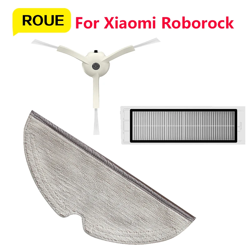ROUE Hepa Filter Side Brush Water Tank Filter Full Area Mop Rag For Xiaomi Roborock S5 Max S6 MaxV S50 Robot Vacuum Cleaner Part
ROUE Hepa Filter Side Brush Water Tank Filter Full Area Mop Rag For Xiaomi Roborock S5 Max S6 MaxV S50 Robot Vacuum Cleaner Part
