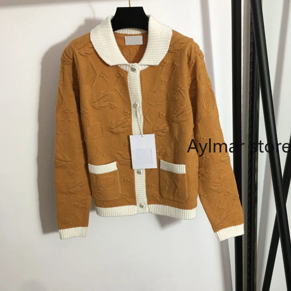 High quality 2021 autumn winter new women's three-dimensional pattern contrast Lapel long sleeve cardigan knitted coat sweater
High quality 2021 autumn winter new women's three-dimensional pattern contrast Lapel long sleeve cardigan knitted coat sweater