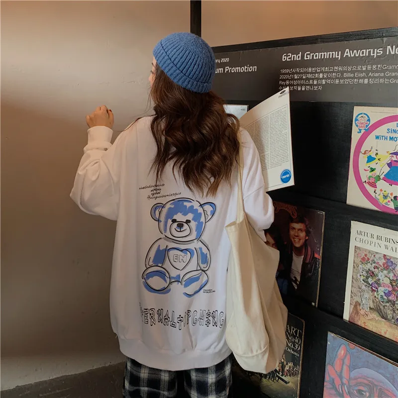 Maxxo Vintage Kawaii Bear Cartoon Long Sleeve T-Shirt Sweatshirt for Girls Tee Female Korean Clothes Goth Emo School Sweet Tops
Maxxo Vintage Kawaii Bear Cartoon Long Sleeve T-Shirt Sweatshirt for Girls Tee Female Korean Clothes Goth Emo School Sweet Tops