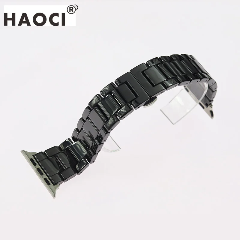 High quality black and white ceramic strap for Apple Iwatch Series5 2 3 4 38 40 42 44mm watch bracelet belt watchbands fashion
High quality black and white ceramic strap for Apple Iwatch Series5 2 3 4 38 40 42 44mm watch bracelet belt watchbands fashion