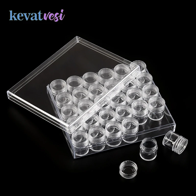 30 Grid Nail Art Storage Box Transparent Empty Storage Case Container for For False Tips Glitter Rhinestone Tools Nail Art Kit
30 Grid Nail Art Storage Box Transparent Empty Storage Case Container for For False Tips Glitter Rhinestone Tools Nail Art Kit