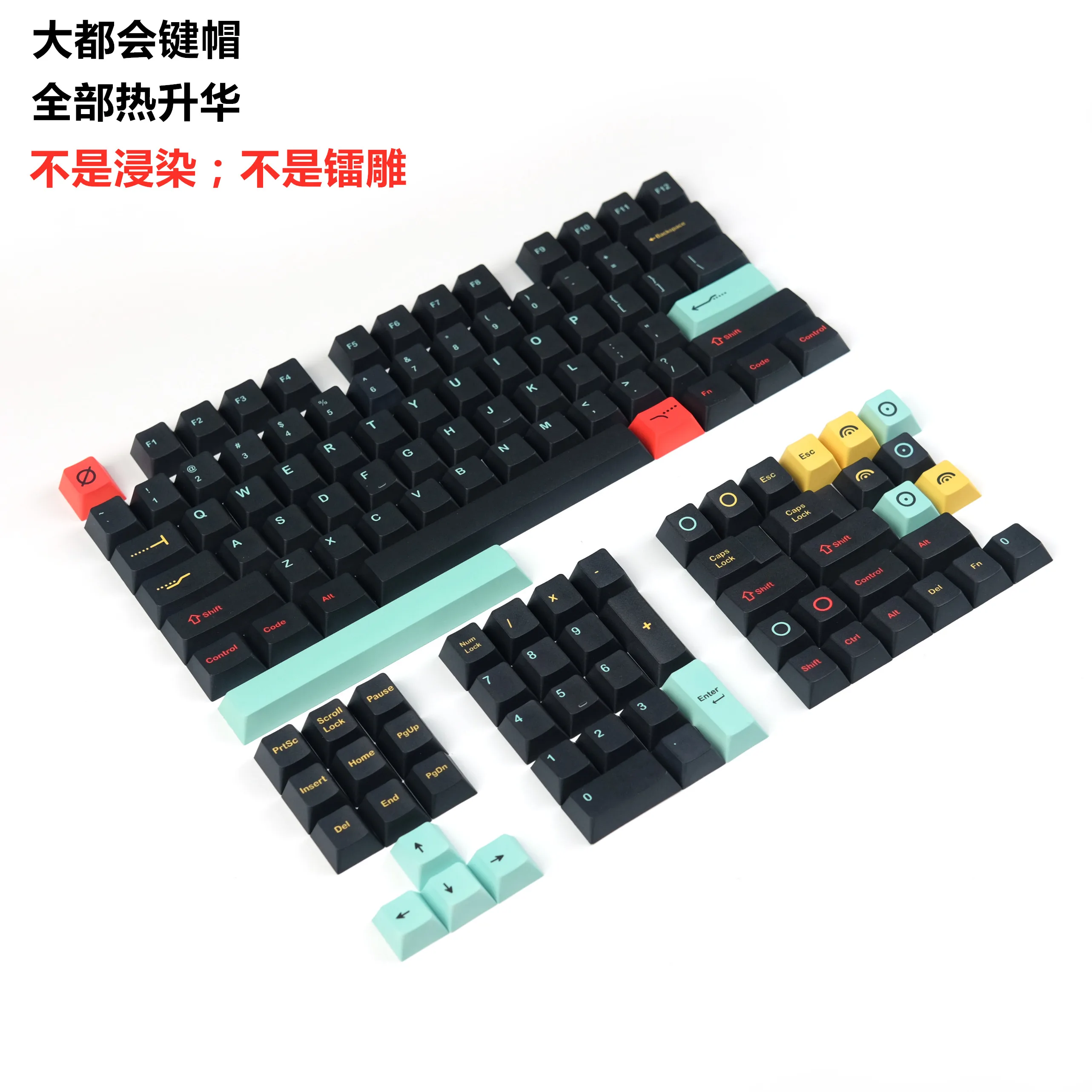 130 keys/set Metropolis 5 sides dye sublimation keycaps for MX switch customized mechanical keyboard Cherry profile
130 keys/set Metropolis 5 sides dye sublimation keycaps for MX switch customized mechanical keyboard Cherry profile