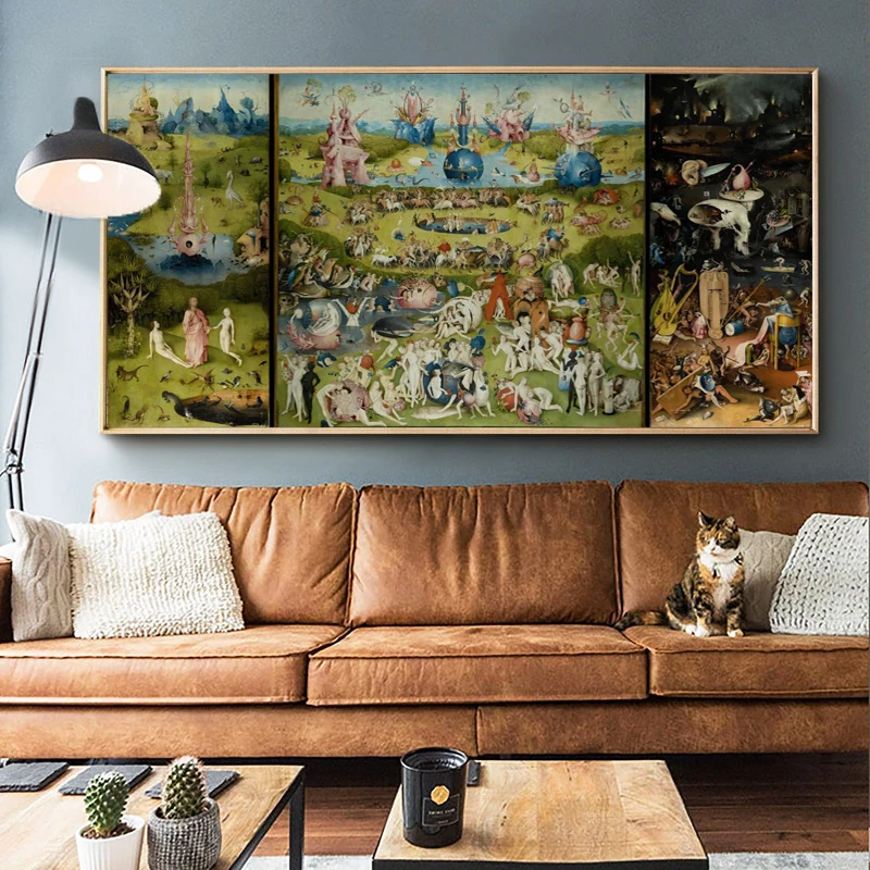 Canvas Prints Wall Art Hieronymus Bosch Famous Painting The Garden of Earthly Delights Prints On Canvas for Room Home Decor
Canvas Prints Wall Art Hieronymus Bosch Famous Painting The Garden of Earthly Delights Prints On Canvas for Room Home Decor
