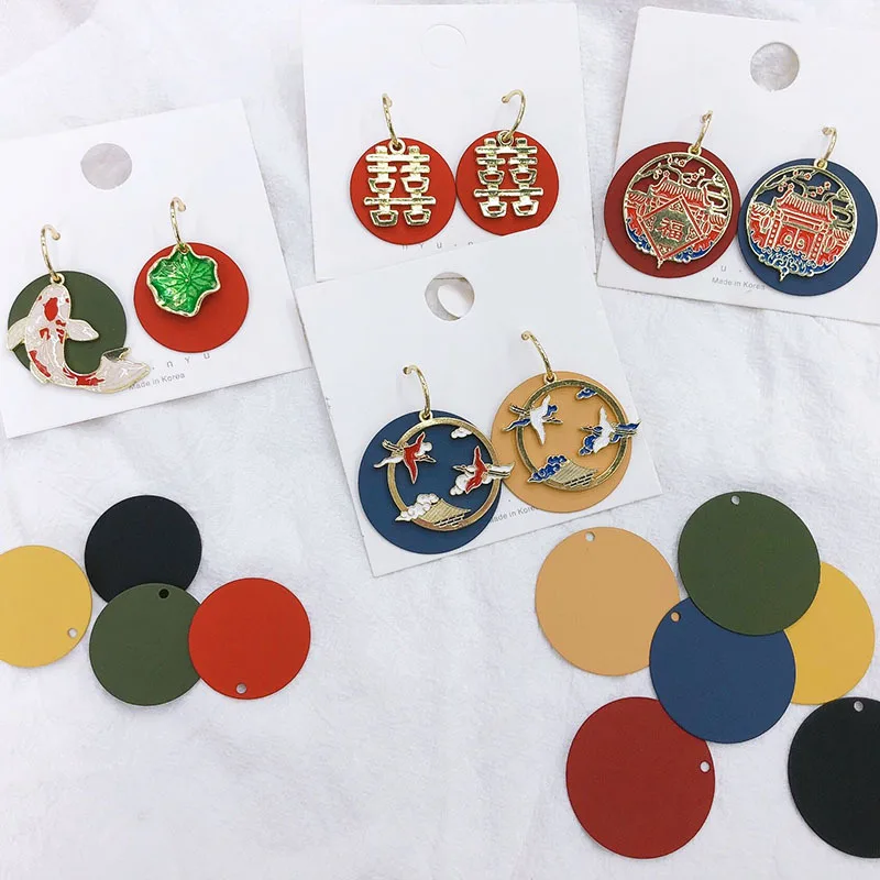 10pcs Metal Spray paint Colors Round Metal Slice Pendant Charms Necklace Earrings Accessories Supplies for Jewelry Diy Material
10pcs Metal Spray paint Colors Round Metal Slice Pendant Charms Necklace Earrings Accessories Supplies for Jewelry Diy Material