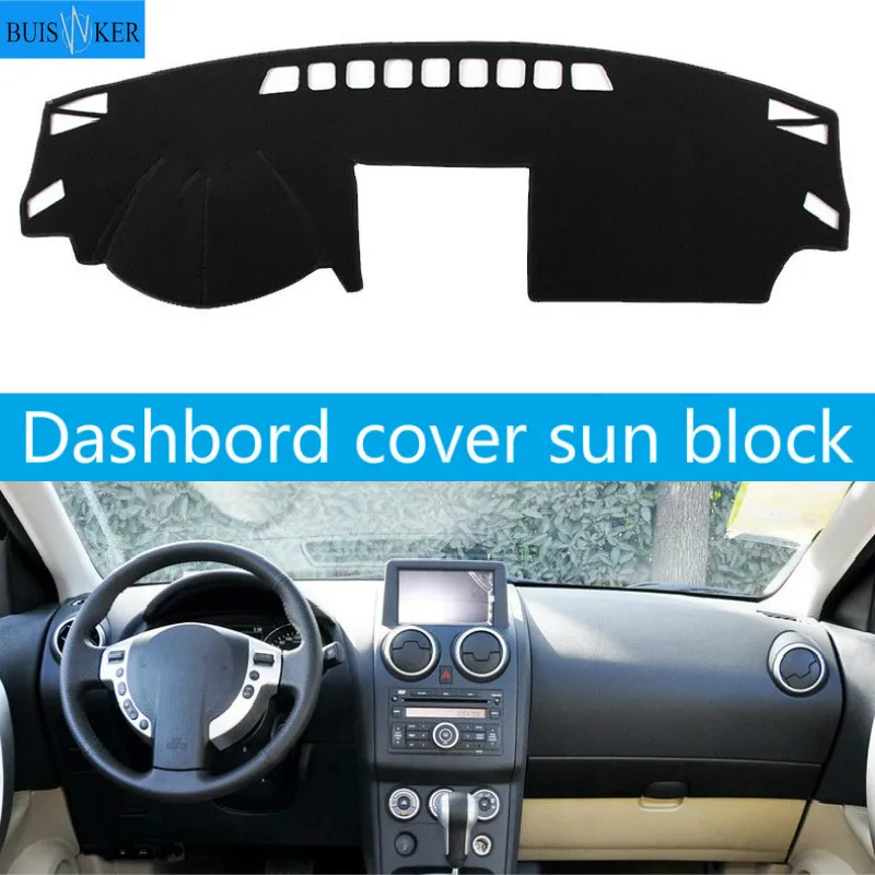 For Nissan Qashqai J10 Rogue 2006 2007 2008-2013 Car Dashboard Cover Mat Pad Dashmat Sun Shade Instrument Carpet Car Accessories
For Nissan Qashqai J10 Rogue 2006 2007 2008-2013 Car Dashboard Cover Mat Pad Dashmat Sun Shade Instrument Carpet Car Accessories