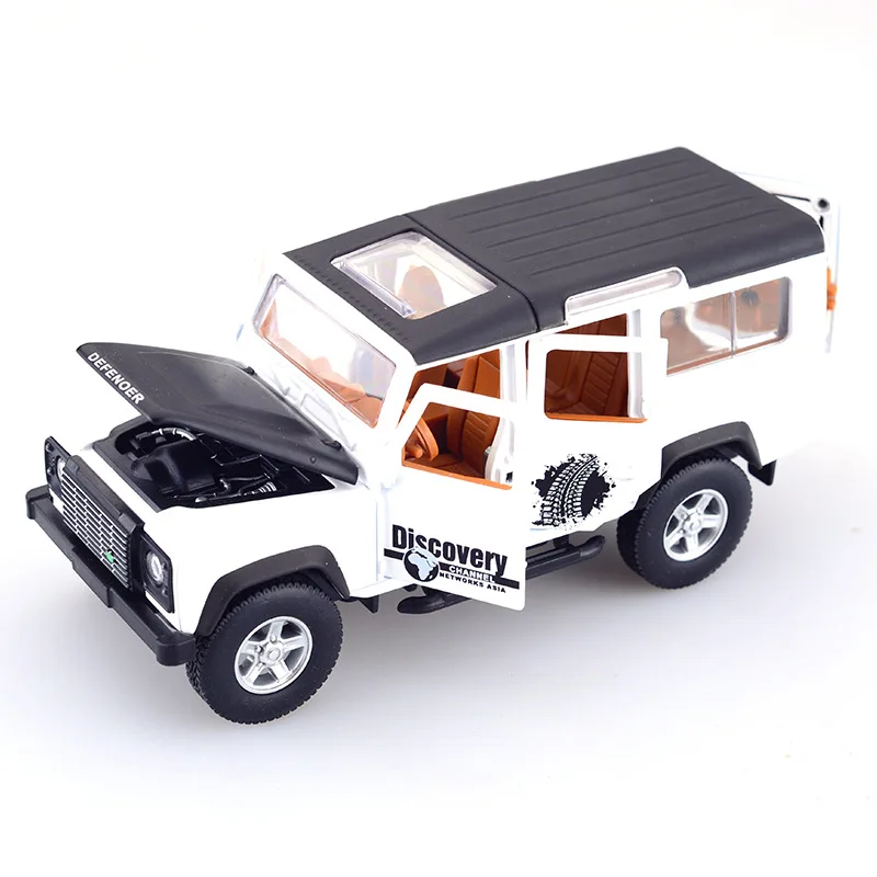 1:32 Diecast Discovery Off-road Black Red Orang White SUV High Simulator Alloy Metal Model Car Light Music Door Open Pull Back
1:32 Diecast Discovery Off-road Black Red Orang White SUV High Simulator Alloy Metal Model Car Light Music Door Open Pull Back