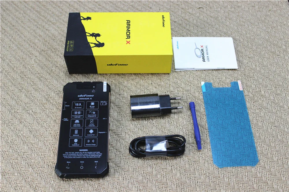 Original Ulefone Armor X MTK6739 5.5'HD+ 5500MAH Android 8.1 NFC Dual 4G LTE Celular IP68 Wireless Charging Smartphone
Original Ulefone Armor X MTK6739 5.5'HD+ 5500MAH Android 8.1 NFC Dual 4G LTE Celular IP68 Wireless Charging Smartphone