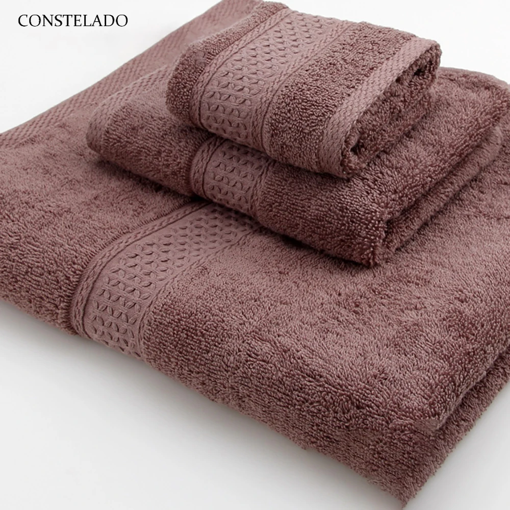 3Pcs 100% Cotton Towel Set Household Bathroom Soft Friendly Face Hand Shower Towels Bath Towels High Absorbent Towel Sets
3Pcs 100% Cotton Towel Set Household Bathroom Soft Friendly Face Hand Shower Towels Bath Towels High Absorbent Towel Sets
