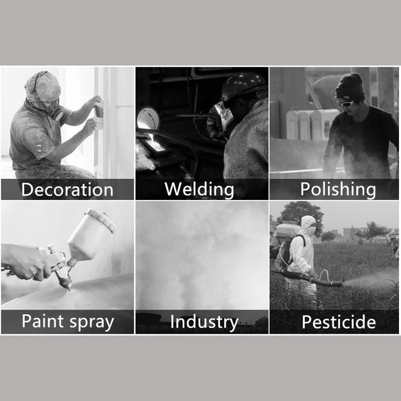 k6200 Face Gas Mask Protection Toxic Steam Filter Spray Paint Decoration Chemical Dust Mask Respirator Half Mask Fit for Filters
k6200 Face Gas Mask Protection Toxic Steam Filter Spray Paint Decoration Chemical Dust Mask Respirator Half Mask Fit for Filters