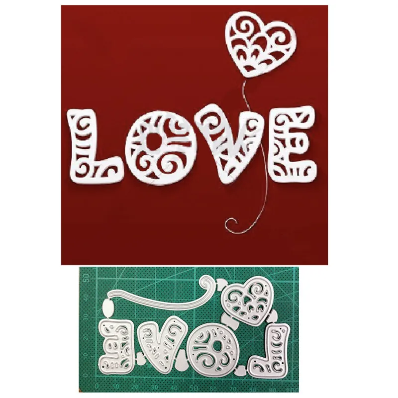 Craft dies heart letter love metal cutting dies cut die mold decoration Scrapbooking dies knife mould blade punch stencils dies
Craft dies heart letter love metal cutting dies cut die mold decoration Scrapbooking dies knife mould blade punch stencils dies