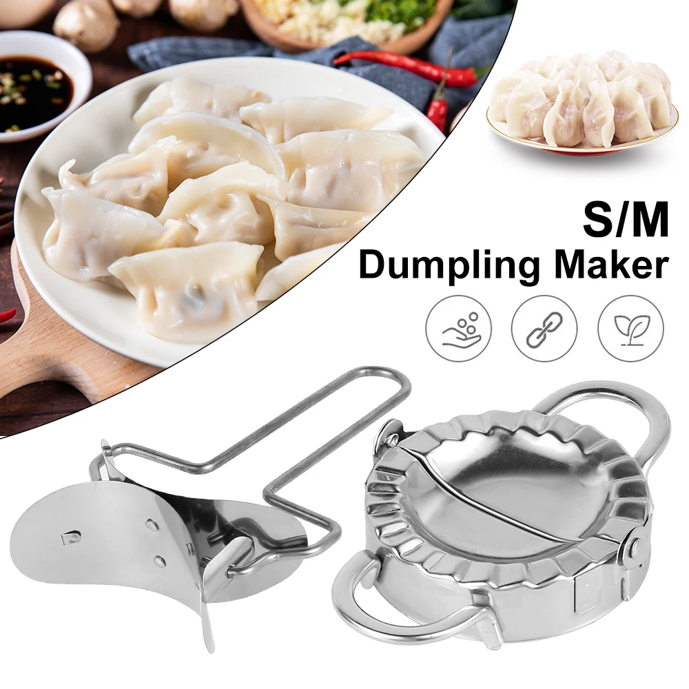 DIY Dumplings Maker Tool 304 Stainless Steel Pierogi Mold Dumpling Mold Cutter Clips Baking Molds Pastry Kitchen Accessories
DIY Dumplings Maker Tool 304 Stainless Steel Pierogi Mold Dumpling Mold Cutter Clips Baking Molds Pastry Kitchen Accessories