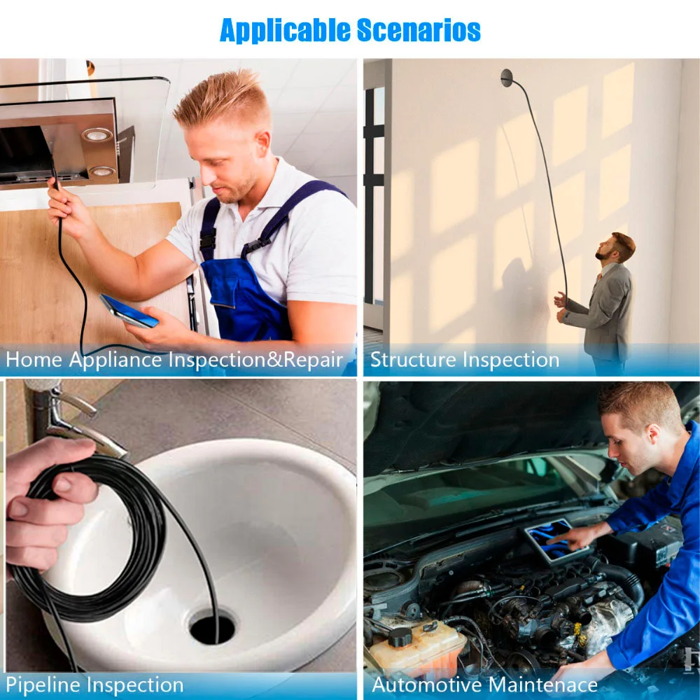 3 in 1 USB Industrial Endoscope Exam 720P Video Digital Borescope 8mm Type c Inspection Camera Underwater for Android Phone PC
3 in 1 USB Industrial Endoscope Exam 720P Video Digital Borescope 8mm Type c Inspection Camera Underwater for Android Phone PC