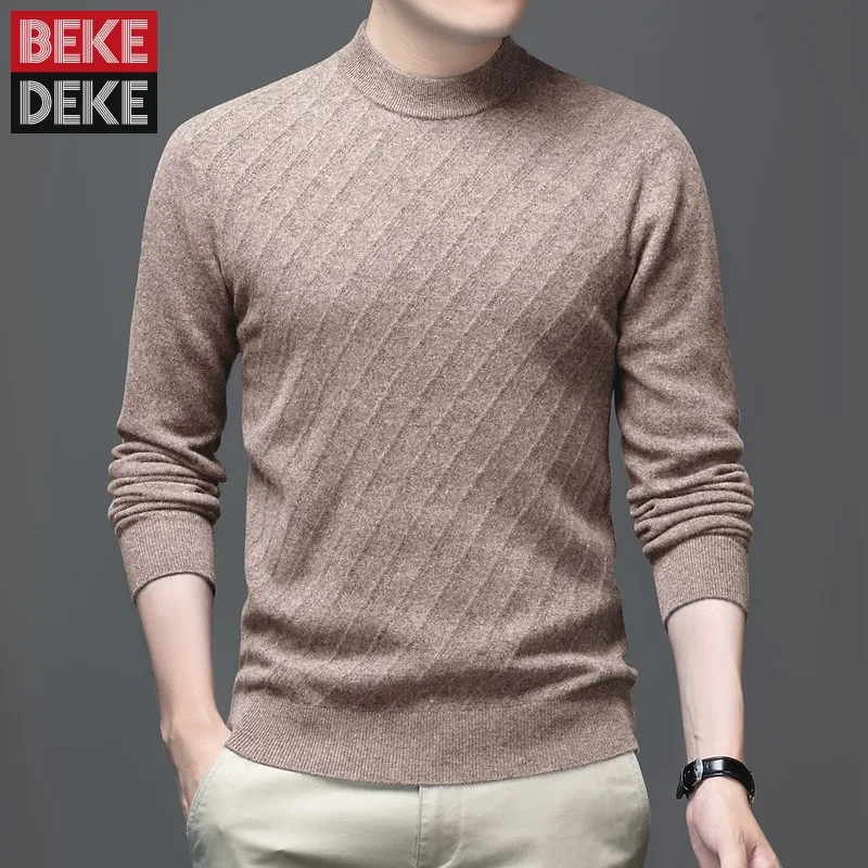 New 2022 Autumn Winter Mens Wool Pullovers Slim Fit O Neck Business Casual Sweaters Solid Color Long Sleeve Casual Knitted Tops 
New 2022 Autumn Winter Mens Wool Pullovers Slim Fit O Neck Business Casual Sweaters Solid Color Long Sleeve Casual Knitted Tops
