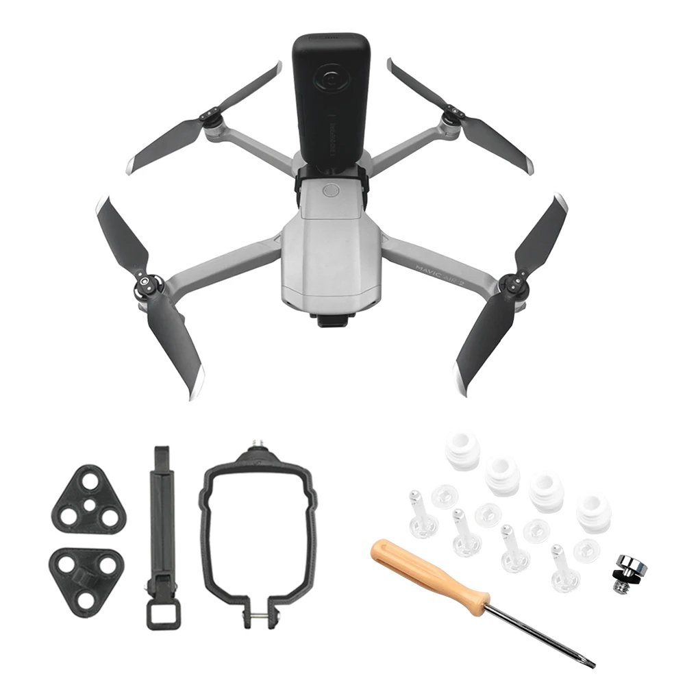 Camera Mounting Bracket Expansion Adapter for DJI Mavic Air 2/2S with Shock-absorbing Ball 360 Degree Panoramic Cameras
Camera Mounting Bracket Expansion Adapter for DJI Mavic Air 2/2S with Shock-absorbing Ball 360 Degree Panoramic Cameras