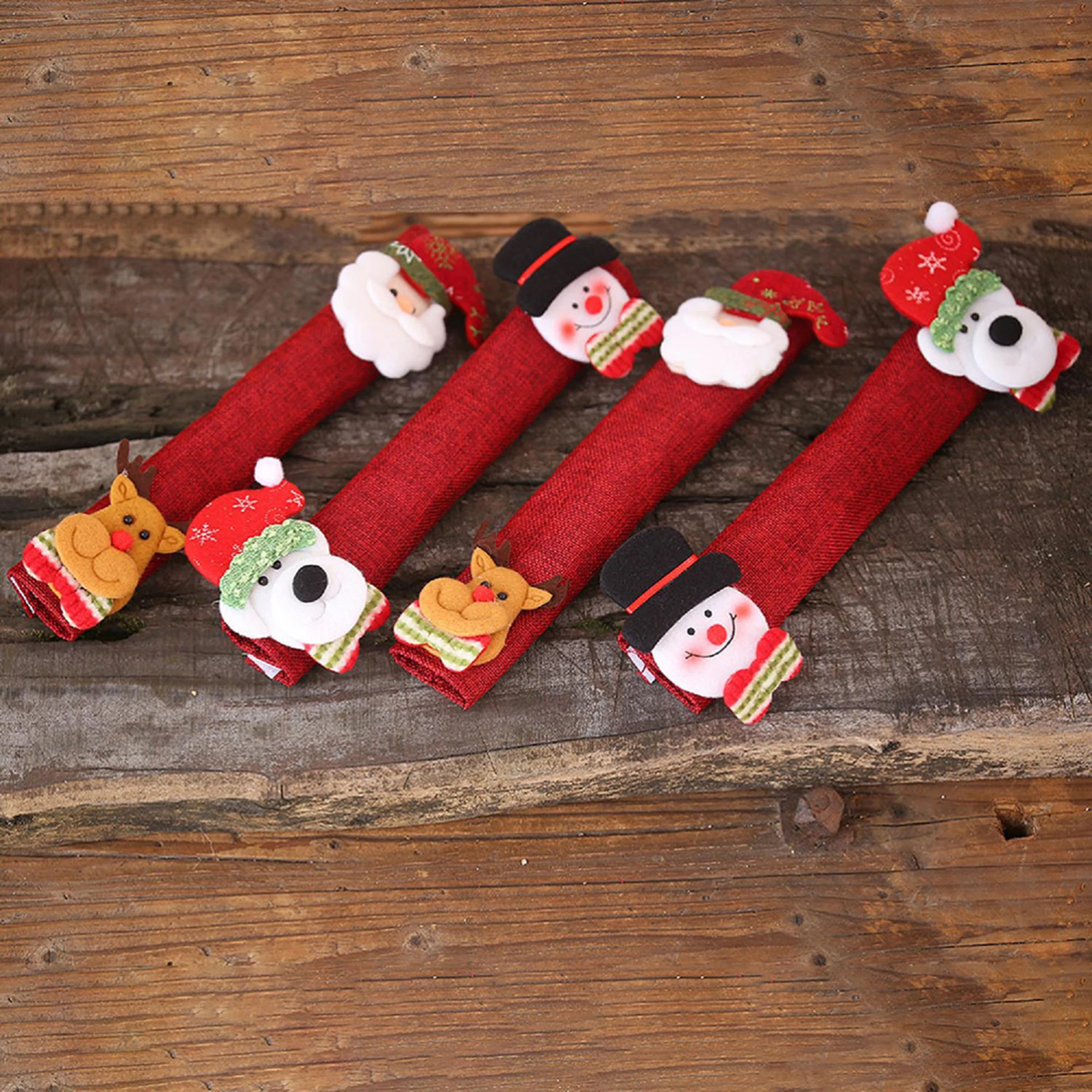 Christmas Festive Refrigerator Handle Cartoon Xmas Home Decoration Soft Hand Protector Holiday DIY Decorations
Christmas Festive Refrigerator Handle Cartoon Xmas Home Decoration Soft Hand Protector Holiday DIY Decorations