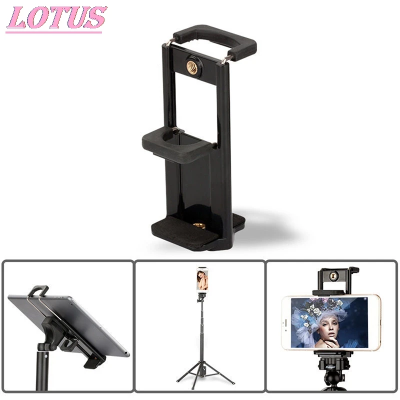2 en 1 Universal Tablet Phone 1/4 "trípode de montaje soporte abrazadera Selfie Clip Tablet soporte
2 en 1 Universal Tablet Phone 1/4 "trípode de montaje soporte abrazadera Selfie Clip Tablet soporte