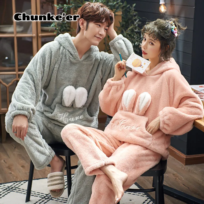 2021 new couple pajamas women's winter coral velvet thickened Korean men's flannel home clothes can be worn outside
2021 new couple pajamas women's winter coral velvet thickened Korean men's flannel home clothes can be worn outside