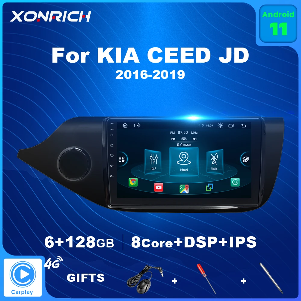 Автомагнитола Carplay, 2 Din, Android 11, для KIA CEED JD Ceed 2012-2018, 8 ядер, 6 ГБ, 128 ГБ, голосовое ии, автомобильный мультимедийный плеер с GPS, 2Din Авторадио
Автомагнитола Carplay, 2 Din, Android 11, для KIA CEED JD Ceed 2012-2018, 8 ядер, 6 ГБ, 128 ГБ, голосовое ии, автомобильный мультимедийный плеер с GPS, 2Din Авторадио