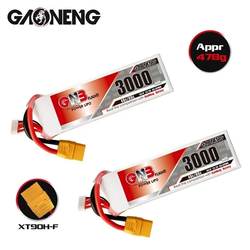 Литий-полимерный аккумулятор GNB 3000 мА · ч, 22,2 в, 6S, 40C/80C, с разъемом T/XT60/XT90 для радиоуправляемого вертолета, квадрокоптера, FPV, запчасти для гоно...
Литий-полимерный аккумулятор GNB 3000 мА · ч, 22,2 в, 6S, 40C/80C, с разъемом T/XT60/XT90 для радиоуправляемого вертолета, квадрокоптера, FPV, запчасти для гоно...