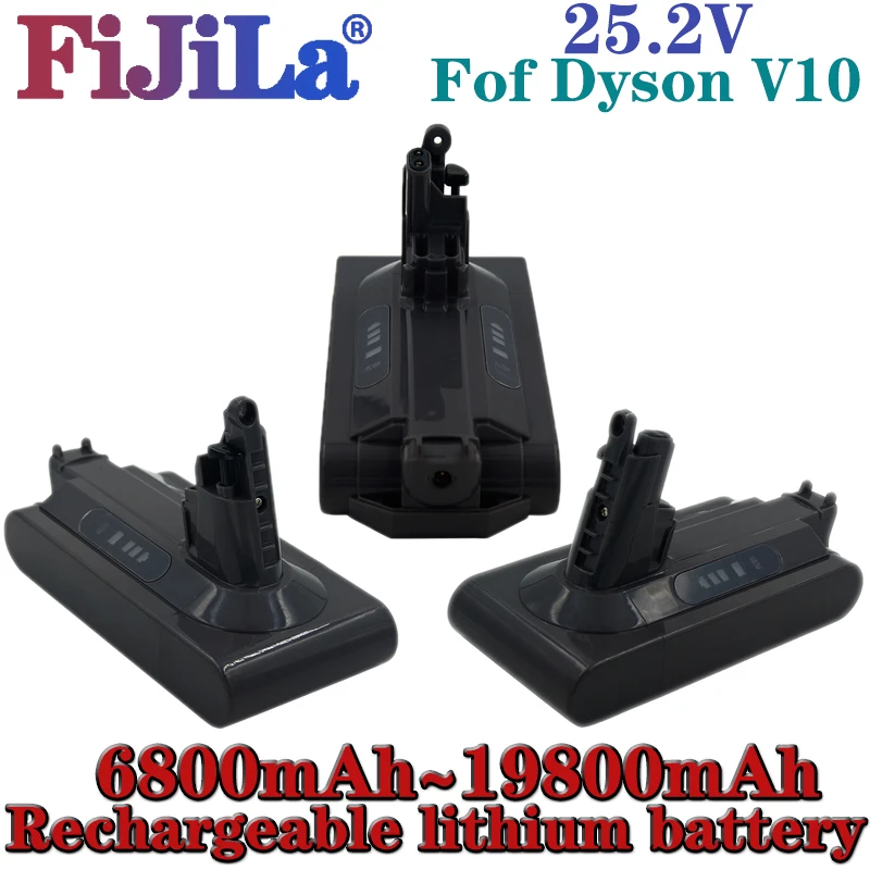 100% New 25.2V high capacity Lithium Replacement Battery For Dyson Vacuum Cleaner cyclone V10 Absolute SV12 V10 Fluffy V10
100% New 25.2V high capacity Lithium Replacement Battery For Dyson Vacuum Cleaner cyclone V10 Absolute SV12 V10 Fluffy V10