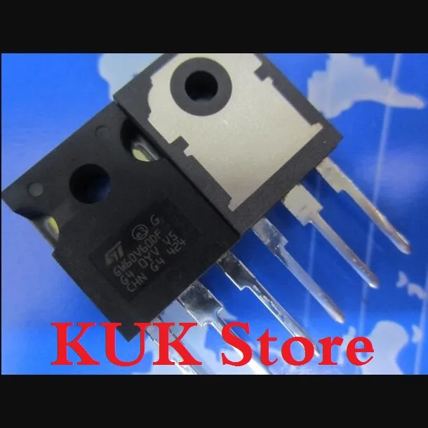 Оригинальный 100% новый GW60V60DF STGW60V60DF 600V 120A с изолированным затвором (IGBT)-247 20 шт./лот |