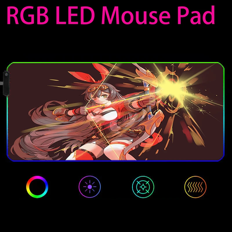 Mouse Pad Anime LED RGB Big Size XXL Gamer Anti-slip Rubber Pad Play Mats Gaming RGB Keyboard Laptop Computer PC Genshin Impact
Mouse Pad Anime LED RGB Big Size XXL Gamer Anti-slip Rubber Pad Play Mats Gaming RGB Keyboard Laptop Computer PC Genshin Impact