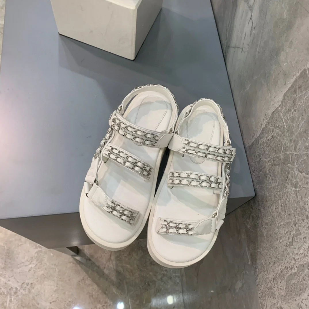 Velcro Sandal Women's Spring/Summer 2021 versatile one-line Roman fashion sandal with thick sole and flat leather Open-toe shoe
Velcro Sandal Women's Spring/Summer 2021 versatile one-line Roman fashion sandal with thick sole and flat leather Open-toe shoe