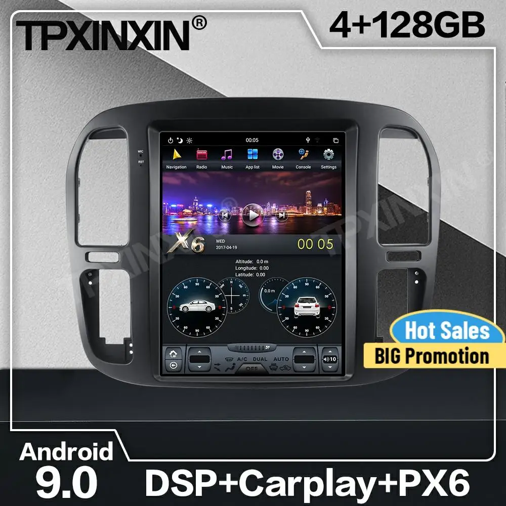 Автомобильный радиоприемник Carplay на Android 9 с экраном 128 ГГц, стереоприемник 2 Din для Toyota Lander Cruiser LC100 1998-2002, устройство записи GPS
Автомобильный радиоприемник Carplay на Android 9 с экраном 128 ГГц, стереоприемник 2 Din для Toyota Lander Cruiser LC100 1998-2002, устройство записи GPS