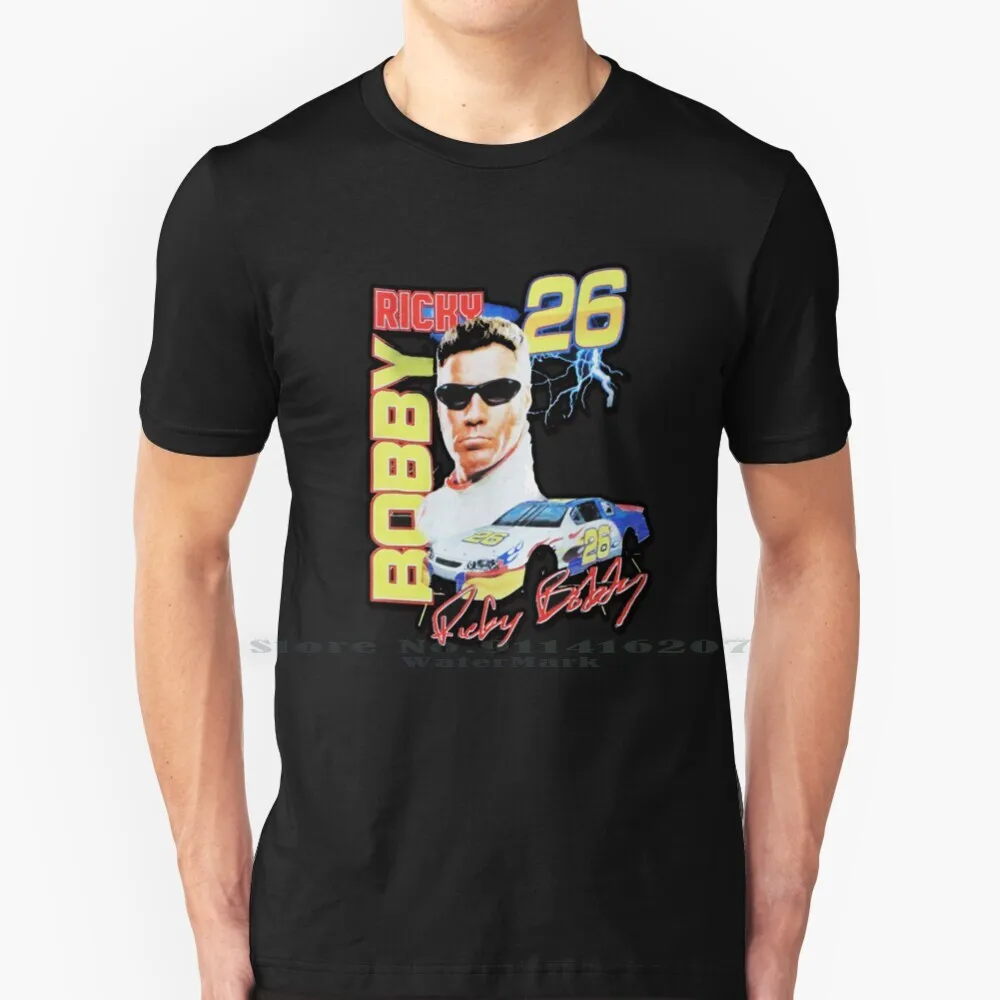 

Ricky Bobby Vintage Racing Shirt T Shirt 100% Pure Cotton Ricky Bobby Talladega Nights Racing Shake And Bake I Wanna Go Fast If