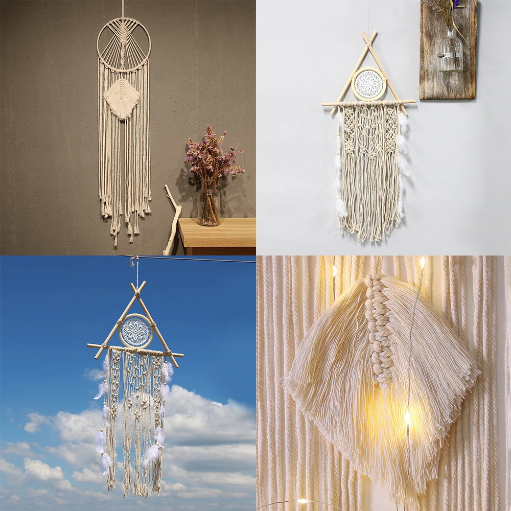 Macrame Tapestry Wall Hanging Tapestry Room Decoration Bedroom Wall Mandala Decor Nordic Style Craft Hand Woven Pendant
Macrame Tapestry Wall Hanging Tapestry Room Decoration Bedroom Wall Mandala Decor Nordic Style Craft Hand Woven Pendant
