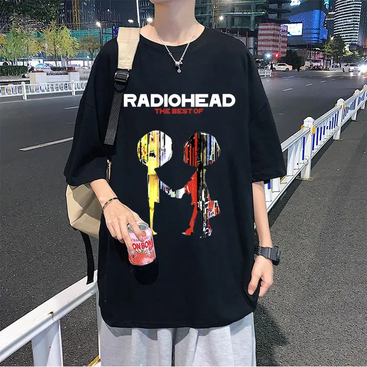 New Radiohead Alternative Rock Band Creep Music Print Tshirt Tops Men Women High Quality Fashion T Shirts Mens Loose T-shirt
New Radiohead Alternative Rock Band Creep Music Print Tshirt Tops Men Women High Quality Fashion T Shirts Mens Loose T-shirt