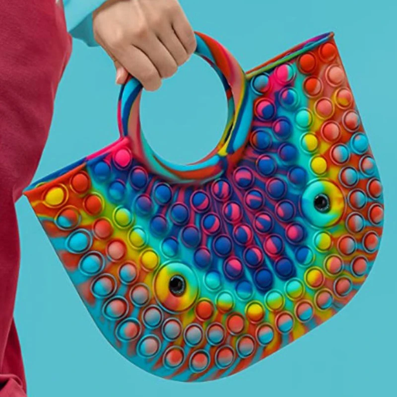 Large-Size Fingertip Toys Push Bubble Pendant New Bag Hot Sale Adult |