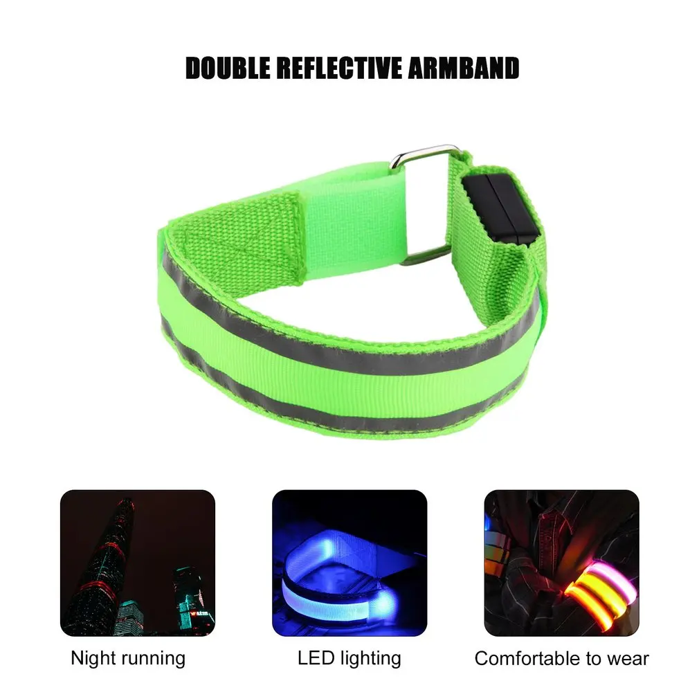 Stylish LED Arm Bands Lighting Armbands Leg Safety Bands for Cycling/Skating/Party/Shooting 7 Colors Outdoor Sports Accessory
Stylish LED Arm Bands Lighting Armbands Leg Safety Bands for Cycling/Skating/Party/Shooting 7 Colors Outdoor Sports Accessory