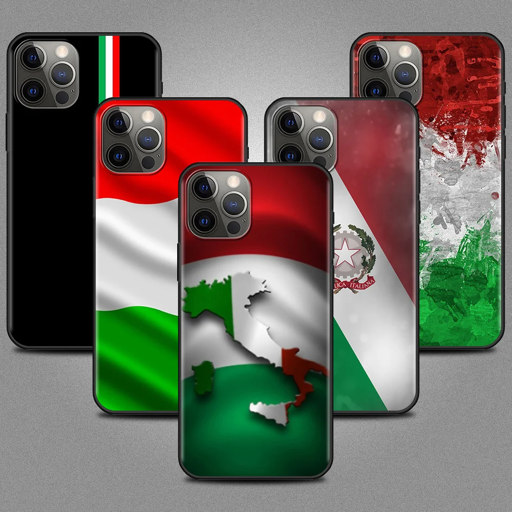 Italy Flag Luxury Phone Bumper Case For Apple iPhone 11 12 Pro Max 7 8 Plus SE 2020 XR X XS Cover 6 6S 5 5S Soft Shell Funda Sac
Italy Flag Luxury Phone Bumper Case For Apple iPhone 11 12 Pro Max 7 8 Plus SE 2020 XR X XS Cover 6 6S 5 5S Soft Shell Funda Sac