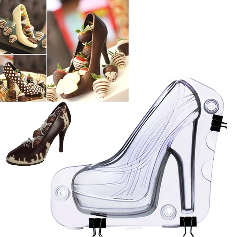 3D High Heels Cake Chocolate Mold Pastry Baking Decorating Tools Transparent Shoe Confectionery Fondant Mould Kitchen Accessorie
3D High Heels Cake Chocolate Mold Pastry Baking Decorating Tools Transparent Shoe Confectionery Fondant Mould Kitchen Accessorie
