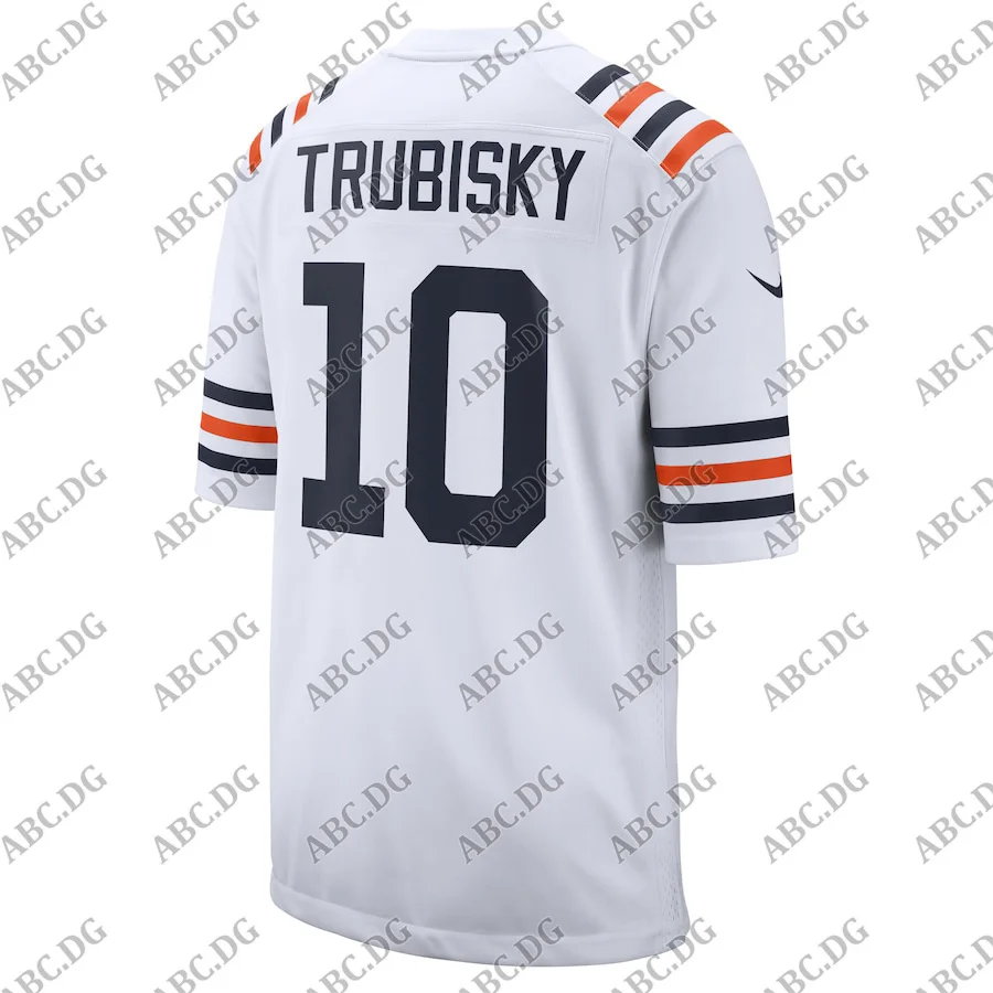 Men Women Kid Youth Chicago Mitchell Trubisky White 100th Season Alternate Classic Player Game Jersey
Men Women Kid Youth Chicago Mitchell Trubisky White 100th Season Alternate Classic Player Game Jersey
